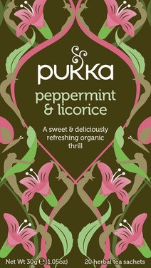Bilde: © Pukka / Oda Pukka Peppermint & Licorice Tea 20 stk