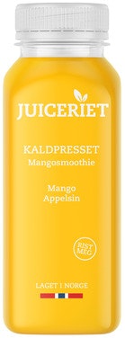 Bilde: © Juiceriet / Oda Juiceriet Kaldpresset Mangosmoothie Mango & Appelsin