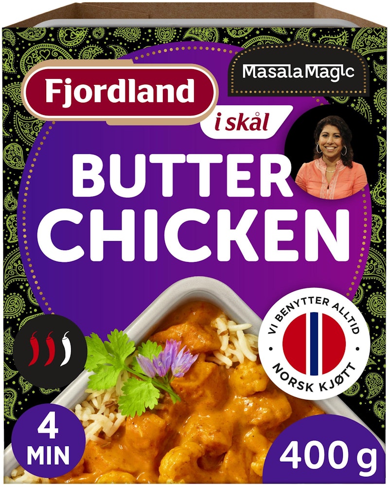 Fjordland Masalamagic Butter Chicken Med krydret basmatiris
