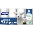 Toalettpapir Hvit Lambi