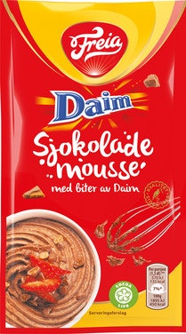 Bilde: © Freia / Oda Freia Sjokolademousse Daim