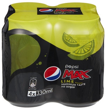 PepsiCo Pepsi Max Lime 4 x 0,33l