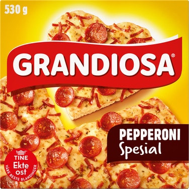 Bilde: © Grandiosa / Oda Grandiosa Grandiosa Spesial Pepperoni Pizza