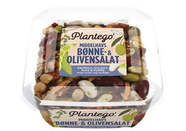 Bilde: © Plantego / Oda Plantego Middelhavsalat Med Bønner & Oliven