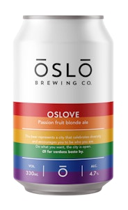 Oslo Brewing Co. Oslove Passionfruit blonde ale