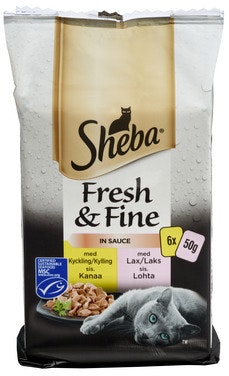 Bilde: © Sheba / Oda Sheba Pouch Mini Mix 6 x 50 g