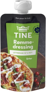 Bilde: © Tine / Oda Tine Rømmedressing Urter 10%