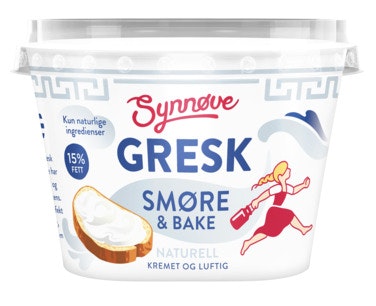 Bilde: © Synnøve / Oda Synnøve Gresk Smøre & Bake Kremet & Luftig