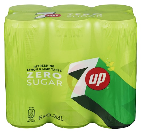 7UP 7up Zero Sugar 6 x 0,33L