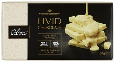 Bilde: © Odense / Oda Odense Odense Bakesjokolade Hvit 100 g