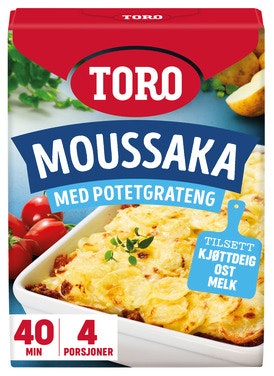 Bilde: © Toro / Oda Toro Gresk Moussaka Pulver