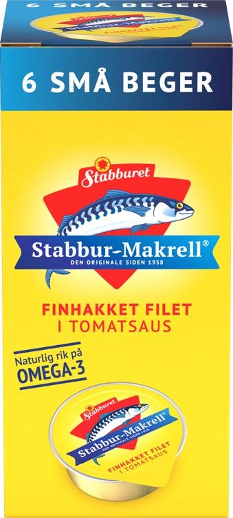 Stabburet Stabbur-Makrell 6x22g