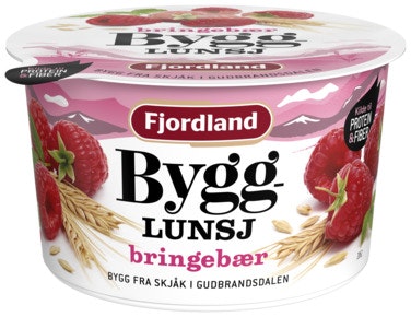 Bilde: © Fjordland / Oda Fjordland Byggrynslunsj med Bringebær