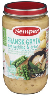 Bilde: © Semper / Oda Semper Fransk gryte med kylling & urter Fra 12 mnd