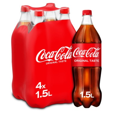 Bilde: © Coca-Cola / Oda Coca-Cola Coca-Cola 4 x 1,5 l
