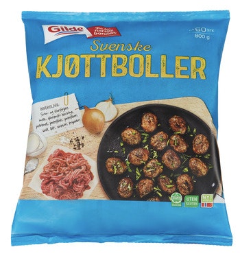 Bilde: © Gilde / Oda Gilde Svenske Kjøttboller Ca 60 stk