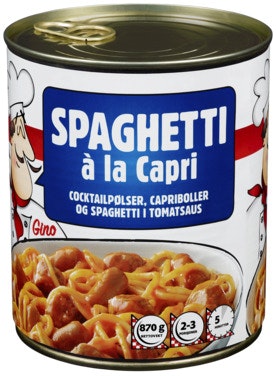 Trondhjems Spaghetti à la Capri