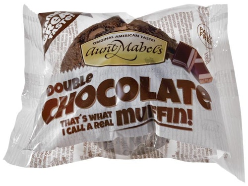Aunt Mabels Muffins Dobbel Sjokolade