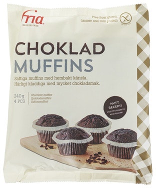 Bilde: © Fria / Oda Fria Fria Sjokolademuffins 4 stk