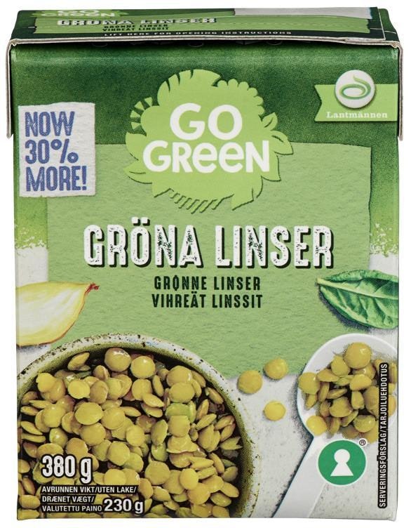Grønne Linser 380 g