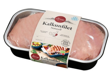 Bilde: © Stanges Gårdsprodukter / Oda Stanges Gårdsprodukter Frossent Kalkunbryst i Form