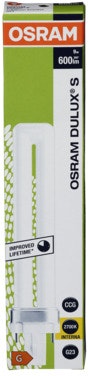 Bilde: © Osram / Oda Osram Kompaktlysrør Dulux S S 9w G23