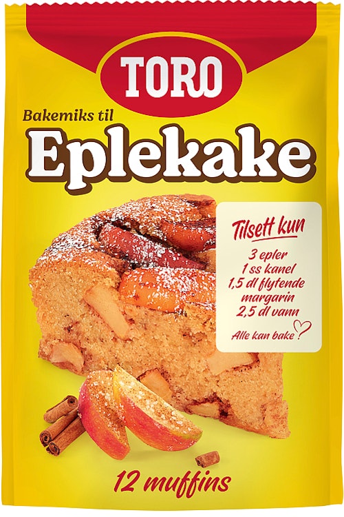Bilde: © Toro / Oda Toro Eplekake Bakemiks