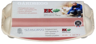 Ek Gårdskjøkken Store Egg Fra Frittgående Høner Str. L