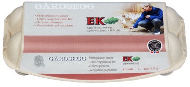 Bilde: © Ek Gårdskjøkken / Oda Ek Gårdskjøkken Store Egg Fra Frittgående Høner Str. L