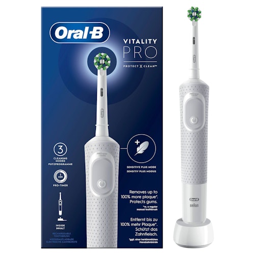 Oral-B Eletktrisk tannbørste Oral-B Vitality Pro, hvit