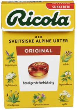Bilde: © Ricola / Oda Ricola Ricola Original Sukkerfri
