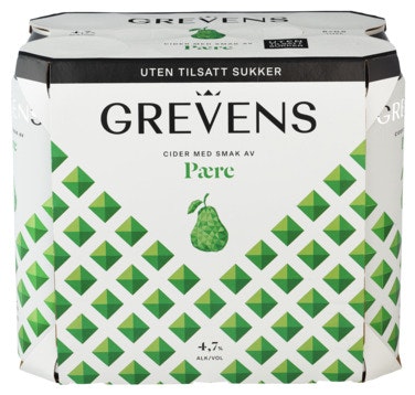 Bilde: © Grevens / Oda Grevens Grevens Cider Pære Uten Tilsatt Sukker 6 x 0,5l