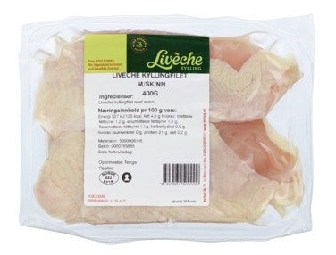 Bilde: © Liveche / Oda Liveche Liveche Kyllingfilet Med Skinn