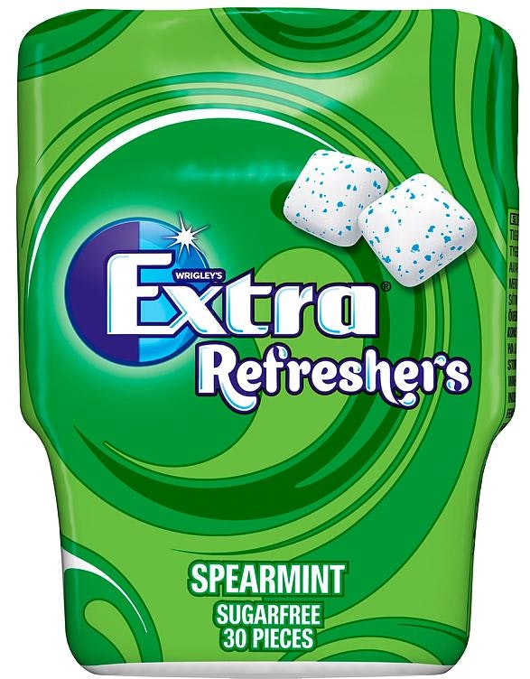 Extra Refreshers Spearmint Sukkerfri 30 stk