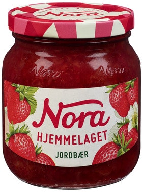 Bilde: © Nora / Oda Nora Jordbærsyltetøy Hjemmelaget