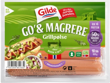 Bilde: © Gilde / Oda Gilde Grillpølse Go og Mager