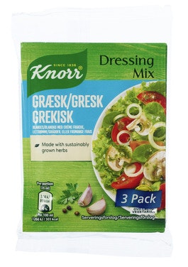 Bilde: © Knorr / Oda Knorr Dressingmix Gresk