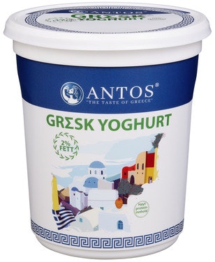 Antos Gresk Yoghurt 2% fett, 1 kg