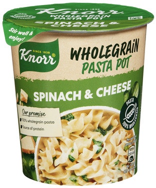 Bilde: © Knorr / Oda Knorr Knorr Snack Pot Wholegrain Spinach & Cheese