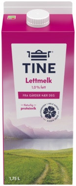 Bilde: © Tine / Oda Tine TineMelk Lett 1,75 l