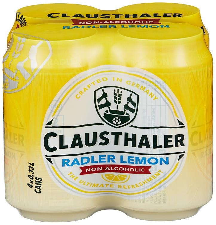 Clausthaler Radler Lemon 4 x 0,33l