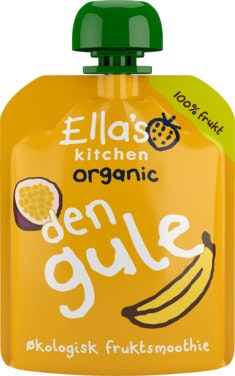 Bilde: © Ella's Kitchen / Oda Ella's Kitchen Den Gule Smoothie Fra 6 mnd, Økologisk