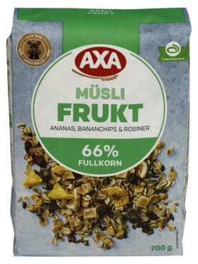 Bilde: © AXA / Oda AXA Frukt Musli