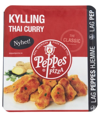 Bilde: © Peppes Pizza / Oda Peppes Pizza Kylling Thai Curry