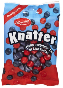 Bilde: © Brynild / Oda Brynild Knatter Markjordbær- og Blåbærsmak
