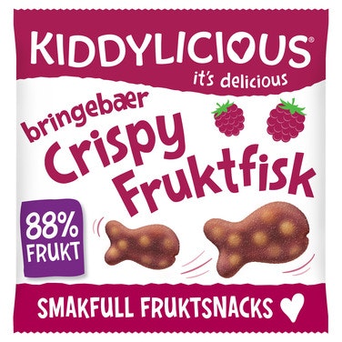 Kiddylicious Krispig Fruktfisk Bring Fra 12 mnd, 12 g