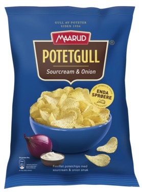 Bilde: © Maarud / Oda Maarud Potetgull Sourcream & Onion