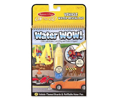 Melissa & Dough Water Wow kjøretøy - tryll frem bilder med vann