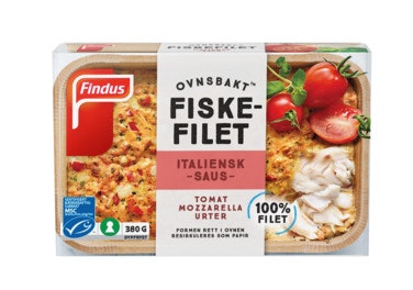 Bilde: © Findus / Oda Findus Ovnsbakt Fisk Italiensk