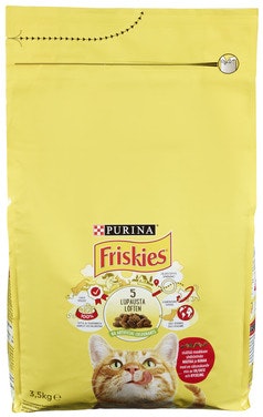 Friskies Okse, Kylling & Lever 3,5 kg